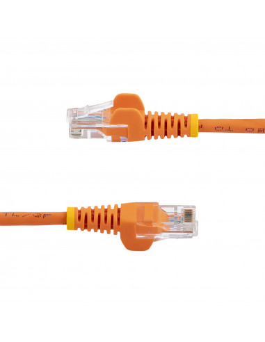 StarTech.com Cavo di rete CAT 5e - Cavo Patch Ethernet RJ45 UTP Arancio da 1m antigroviglio
