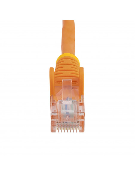 StarTech.com Cavo di rete CAT 5e - Cavo Patch Ethernet RJ45 UTP Arancio da 1m antigroviglio