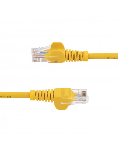 StarTech.com Cavo di rete CAT 5e - Cavo Patch Ethernet RJ45 UTP Giallo da 1m antigroviglio