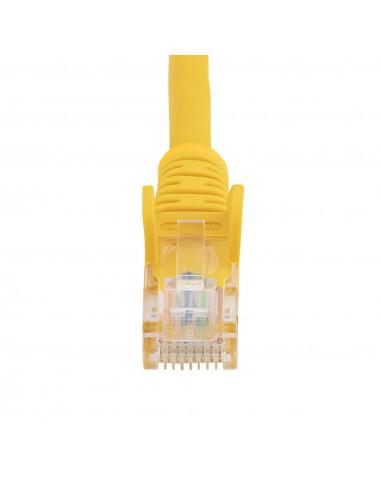 StarTech.com Cavo di rete CAT 5e - Cavo Patch Ethernet RJ45 UTP Giallo da 1m antigroviglio