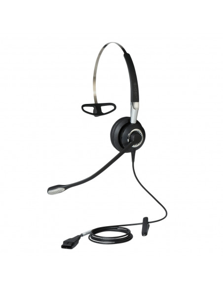 Jabra 2406-720-209 cuffia e auricolare Cablato Passanuca, A clip, A Padiglione Ufficio Nero, Argento
