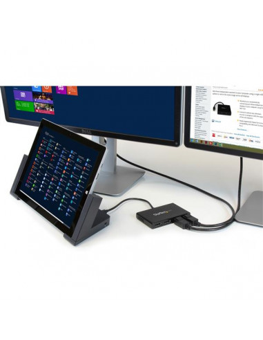 StarTech.com Hub MST DisplayPort a 4 Porte - Adattatore Multi-Monitor DP 1.2 - Sdoppiatore\Splitter Video DisplayPort 1080p per 