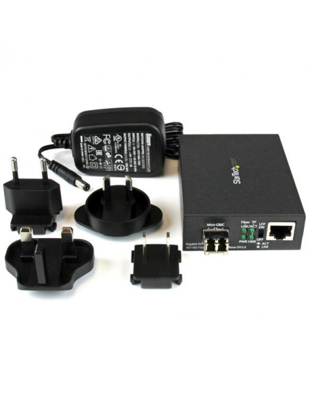 StarTech.com Convertitore multimediale compatto Gigabit Ethernet a Fibra multimodale - 850 nm LC - 550 m