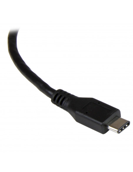 StarTech.com Adattatore di rete USB-C a RJ45 Gigabit Ethernet con porta USB-A supplementare - USB 3.1 Gen 1 - (5 Gb/s) - Nera