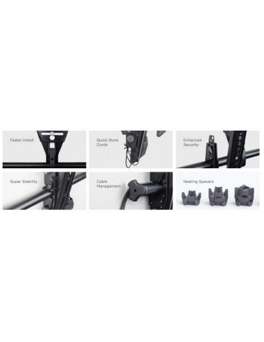 Chief LTM1U Supporto TV a parete 165,1 cm (65") Nero