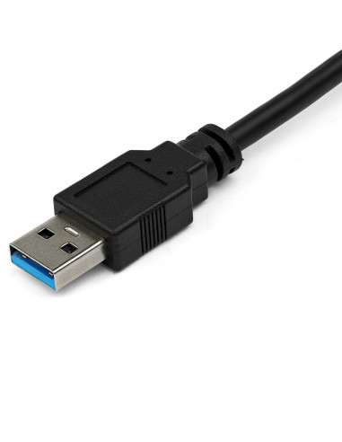 StarTech.com Adattatore USB 3.0 a Ethernet Gigabit con Hub USB a 2 porte incorporato