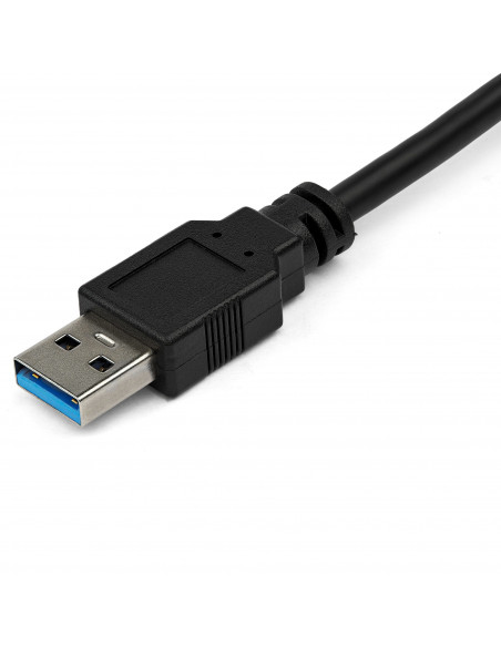 StarTech.com Adattatore USB 3.0 a Ethernet Gigabit con Hub USB a 2 porte incorporato