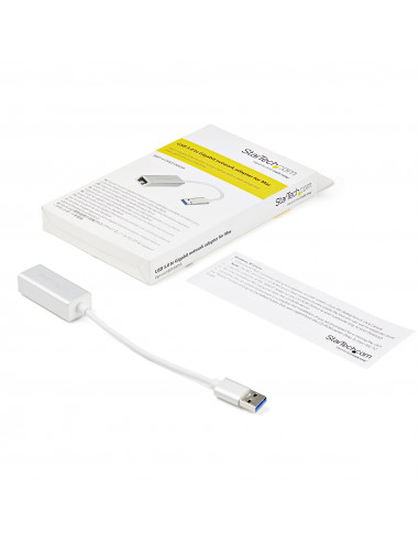 StarTech.com Adattatore di rete USB 3.0 a Ethernet Gigabit - Argento
