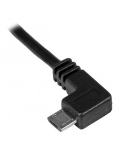 StarTech.com Cavo di ricarica e sincronizzazione micro USB da 1 m - USB-A a Micro B ad angolo sinistro - M/M - 0,25mm² 2
