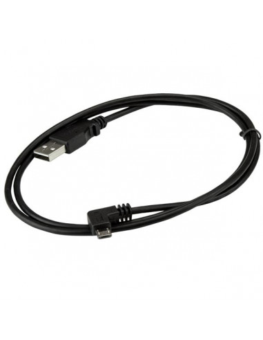 StarTech.com Cavo di ricarica e sincronizzazione micro USB da 1 m - USB-A a Micro B ad angolo destro - M/M - 0,25mm²