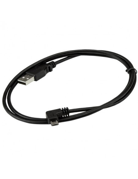 StarTech.com Cavo di ricarica e sincronizzazione micro USB da 1 m - USB-A a Micro B ad angolo destro - M/M - 0,25mm²