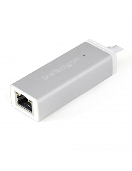 StarTech.com Adattatore di rete USB-C a RJ45 Gigabit Ethernet Gbe - M/F - Argento