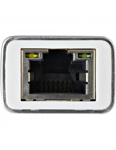 StarTech.com Adattatore di rete USB-C a RJ45 Gigabit Ethernet Gbe - M/F - Argento