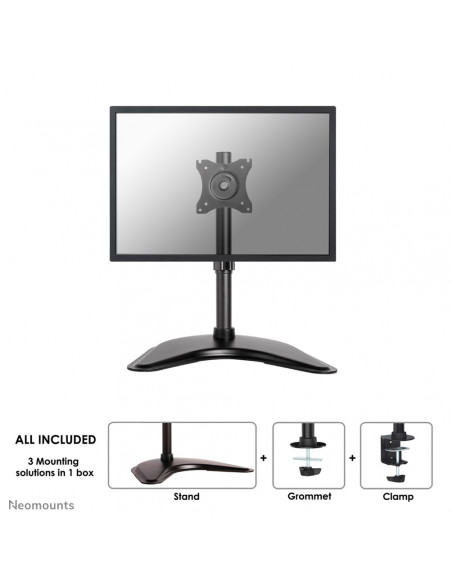 Neomounts NM-D335BLACK Supporto per monitor 10-30"