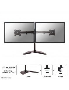Neomounts NM-D335DBLACK Supporto per monitor 10-27"