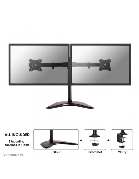 Neomounts NM-D335DBLACK Supporto per monitor 10-27"