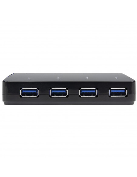 StarTech.com Hub USB 3.0 a 4 Porte con Porta di Ricarica Dedicata - 1 Porta x 2,4 Amp