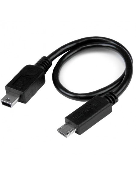 StarTech.com Cavo USB OTG - Micro USB a Mini USB - M/M - 20cm