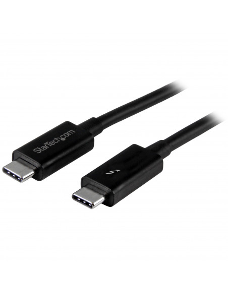 StarTech.com Cavo Thunderbolt 3 da 1m, 20Gbps, 100W PD, 4K, Certificato Thunderbolt, Compatibile con Thunderbolt 4/USB 3.2/DP Al