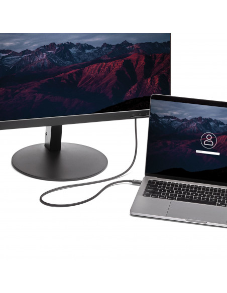 StarTech.com Cavo Thunderbolt 3 da 1m, 20Gbps, 100W PD, 4K, Certificato Thunderbolt, Compatibile con Thunderbolt 4/USB 3.2/DP Al