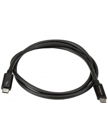 StarTech.com Cavo Thunderbolt 3 da 1m, 20Gbps, 100W PD, 4K, Certificato Thunderbolt, Compatibile con Thunderbolt 4/USB 3.2/DP Al
