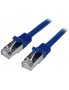 StarTech.com Cavo di rete Cat6 Ethernet Gigabit - Cavo Patch RJ45 SFTP da 50 cm - Blu