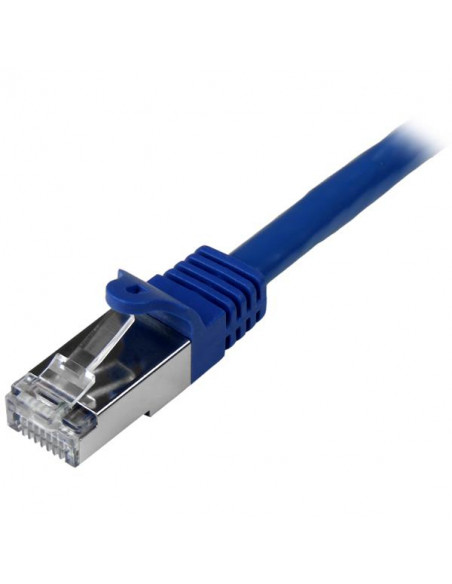 StarTech.com Cavo di rete Cat6 Ethernet Gigabit - Cavo Patch RJ45 SFTP da 50 cm - Blu