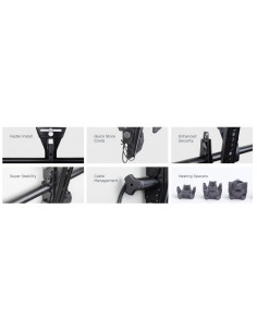Chief MSA1U Supporto TV a parete 139,7 cm (55") Nero 2