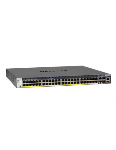 NETGEAR M4300-52G-PoE+ 1000W PSU Gestito L2/L3/L4 Gigabit Ethernet (10/100/1000) Supporto Power over Ethernet (PoE) 1U Nero