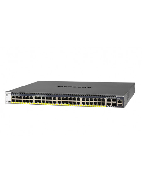 NETGEAR M4300-52G-PoE+ 1000W PSU Gestito L2/L3/L4 Gigabit Ethernet (10/100/1000) Supporto Power over Ethernet (PoE) 1U Nero
