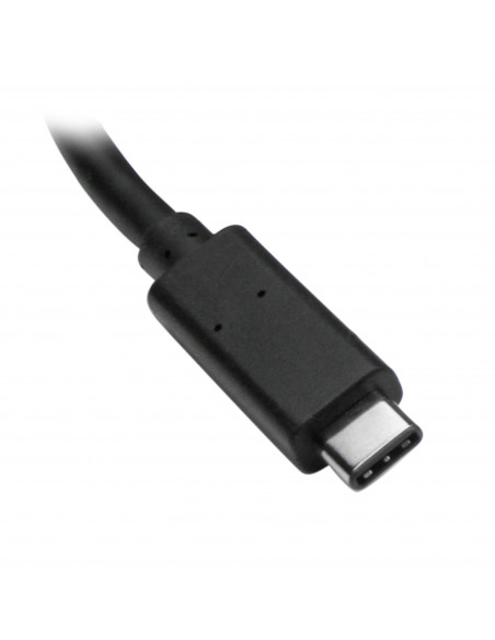 StarTech.com Hub USB 3.0 (5Gbps) a 3 porte con USB-C e Ethernet Gigabit - Include Adattatore di Alimentazione