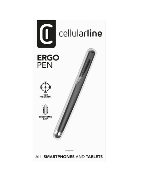 Cellularline Ergo Pen - Universale Pennino per touch screen con impugnatura ergonomica