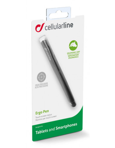 Cellularline Ergo Pen - Universale Pennino per touch screen con impugnatura ergonomica