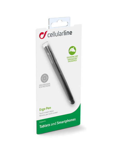Cellularline Ergo Pen - Universale Pennino per touch screen con impugnatura ergonomica