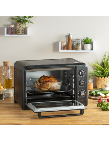 Moulinex OX4648 Optimo Forno Elettrico con Capacità di 33 L, Potenza 1600 W 28x31x36cm