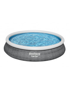 Bestway Fast Set Piscina cm. 457x84, capacita' 9.677 lt., pompa