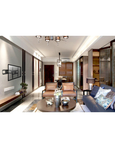 Equip 650315 Staffa di montaggio a parete per TV articolata da 32“ a 55”.