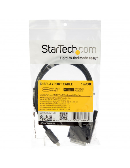 StarTech.com Cavo Adattatore USB-C a DVI da 1m - 1920x1200