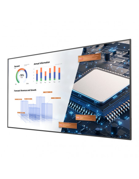 BenQ ST7502S Pannello piatto per segnaletica digitale 190,5 cm (75") LCD 400 cd/m² 4K Ultra HD Nero Processore integrato Androi