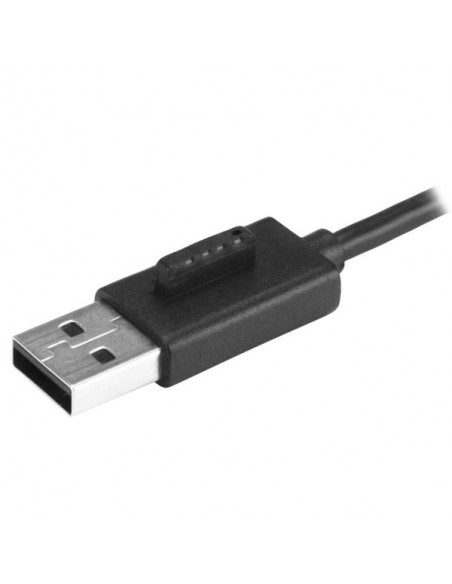 StarTech.com Hub USB 2.0 portatile a 4 porte con cavo integrato - Perno e Concentratore USB compatto - Mini Hub USB2.0