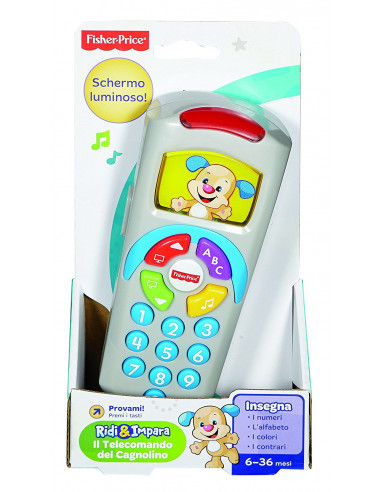 Mattel Telecomando di Cagnolino, Giocattolo Educativo per l'Apprendimento, per Bambini da 6+ Mesi