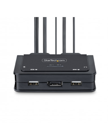 StarTech.com C2-D46-UAC-CBL-KVM switch per keyboard-video-mouse (kvm) Nero