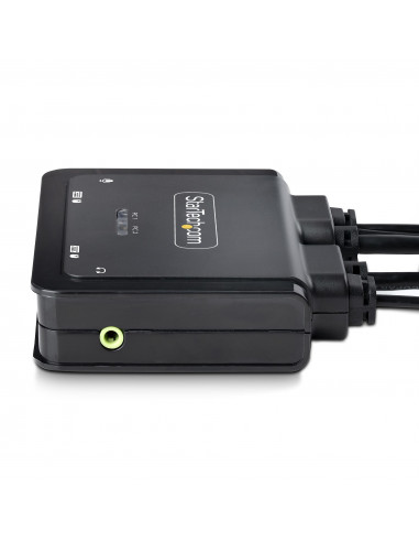StarTech.com C2-D46-UAC-CBL-KVM switch per keyboard-video-mouse (kvm) Nero