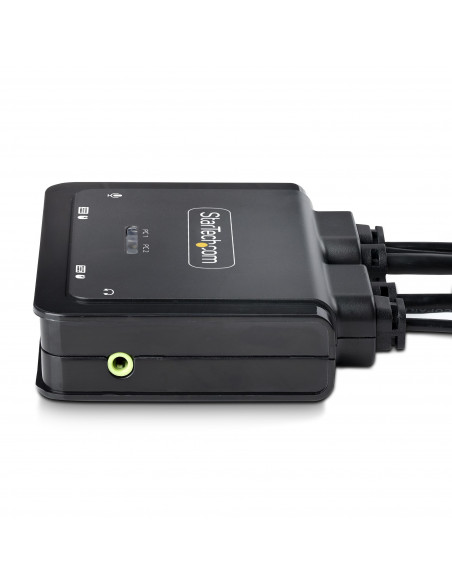 StarTech.com C2-D46-UAC-CBL-KVM switch per keyboard-video-mouse (kvm) Nero
