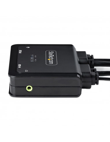 StarTech.com C2-H46-UAC-CBL-KVM switch per keyboard-video-mouse (kvm) Nero