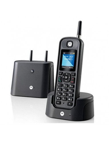 Motorola O201 Telefono DECT Identificatore di chiamata Nero