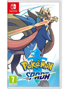 Nintendo Pokémon Spada Standard Cinese semplificato, Cinese tradizionale, Tedesca, Inglese, ESP, Francese, ITA, Giapponese, Cor