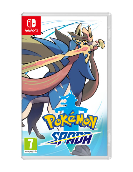 Nintendo Pokémon Spada Standard Cinese semplificato, Cinese tradizionale, Tedesca, Inglese, ESP, Francese, ITA, Giapponese, Cor