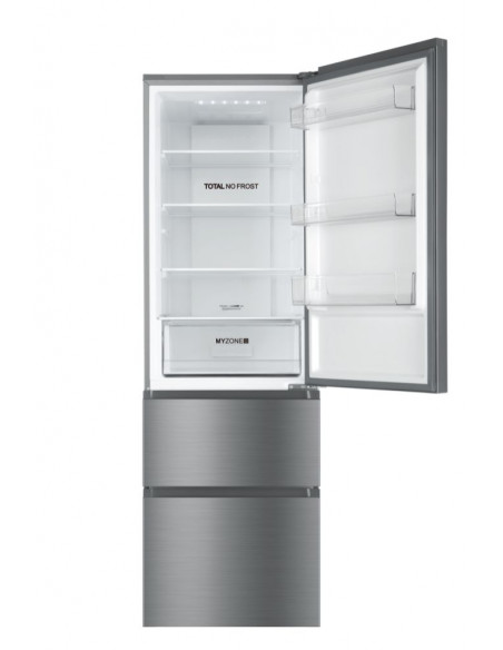 Haier 3D 60 Serie 3 HTR3619ENMN Libera installazione 348 L E Argento