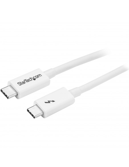 StarTech.com Cavo Thunderbolt 3 da 1m, 20Gbps, 100W PD, 4K, Certificato Thunderbolt, Compatibile con Thunderbolt 4/USB 3.2/DP Al